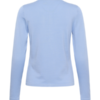 30500005_153919_200 Saint Tropez MilaSZ fijngebreid damesvest met ronde hals, lange mouwen en knoopsluiting.