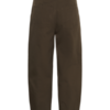 Saint Tropez JoannSZ loose-fit jeans in Chocolate Brown met hoge taille en rechte pijpen.