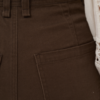 Saint Tropez JoannSZ loose-fit jeans in Chocolate Brown met hoge taille en rechte pijpen.