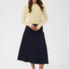 30514819_130513_400 Saint Tropez OlaliaSZ fitted longsleeve in Frozen Dew met ronde hals, fijne ribstructuur en golvende boorden