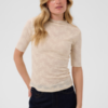 30515471_110510_500 Saint Tropez TadeaSZ aansluitende top in Afterglow met ronde hals, structuur en halflange mouwen.