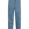 30515477_600104_100 Saint Tropez TeraSZ loose-fit jeans in Medium Blue Denim met hoge taille en rechte cropped pijpen.
