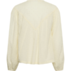 30515479_110510_200 Saint Tropez TuttiSZ lichtgele katoenen blouse met kanten inzet en lange volumineuze mouwen.