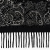 4-hs-vierkante-paisley-sjaal-met-franjes-77478-105x105-cm Vierkante paisley sjaal met bloemmotieven en lange franjes, formaat 105 x 105 cm.