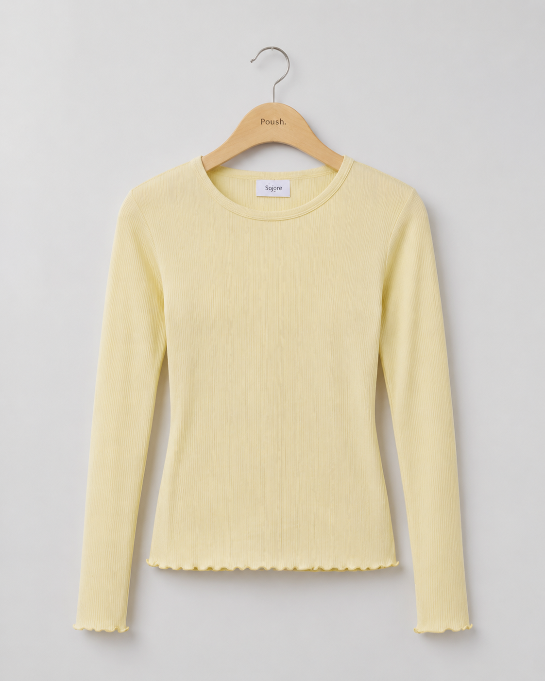 Saint Tropez | OlaliaSZ ribgebreide longsleeve - Frozen Dew
