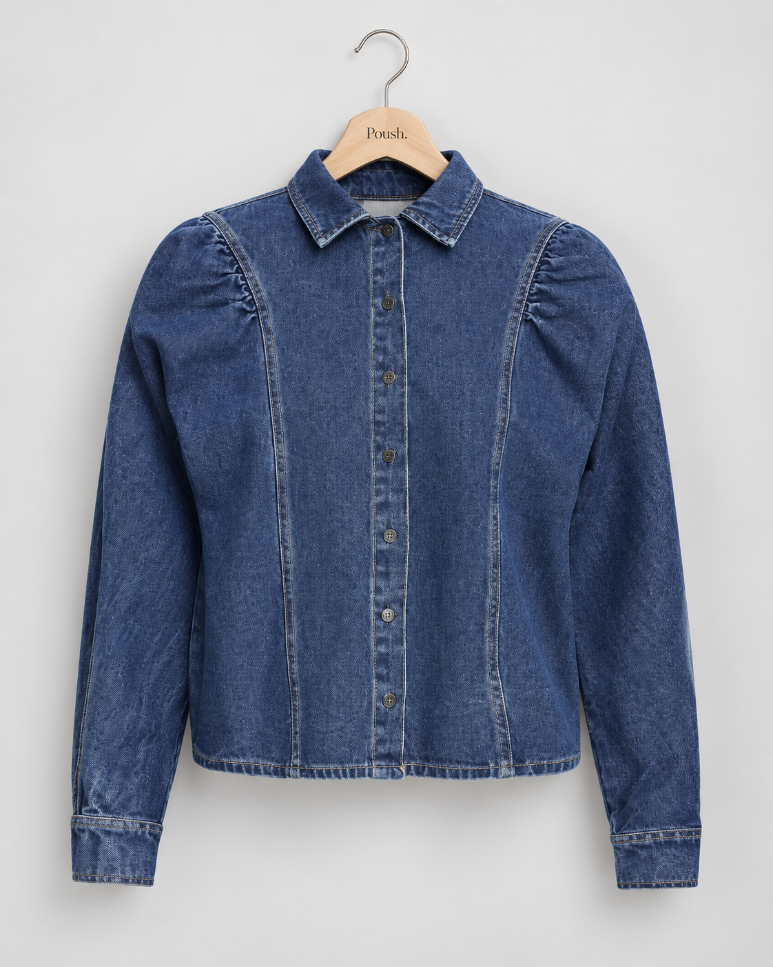 ICHI | IHAlva SH2 – Washed Medium Blue