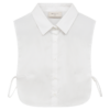 packshot_2_206682_1400_Front_1_FQREESE-COLLAR Star Off-white (1) Freequent FQREESE-COLLAR in Star Off-white met klassieke blousekraag, knopen en strikbandjes.