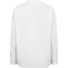packshot_2_211721_1400_Back_1_FQMALAY-SHIRT Star Off-white Freequent FQMALAY-SHIRT in Star Off-white met rucheskraag, knoopsluiting, borstzak en lange mouwen.