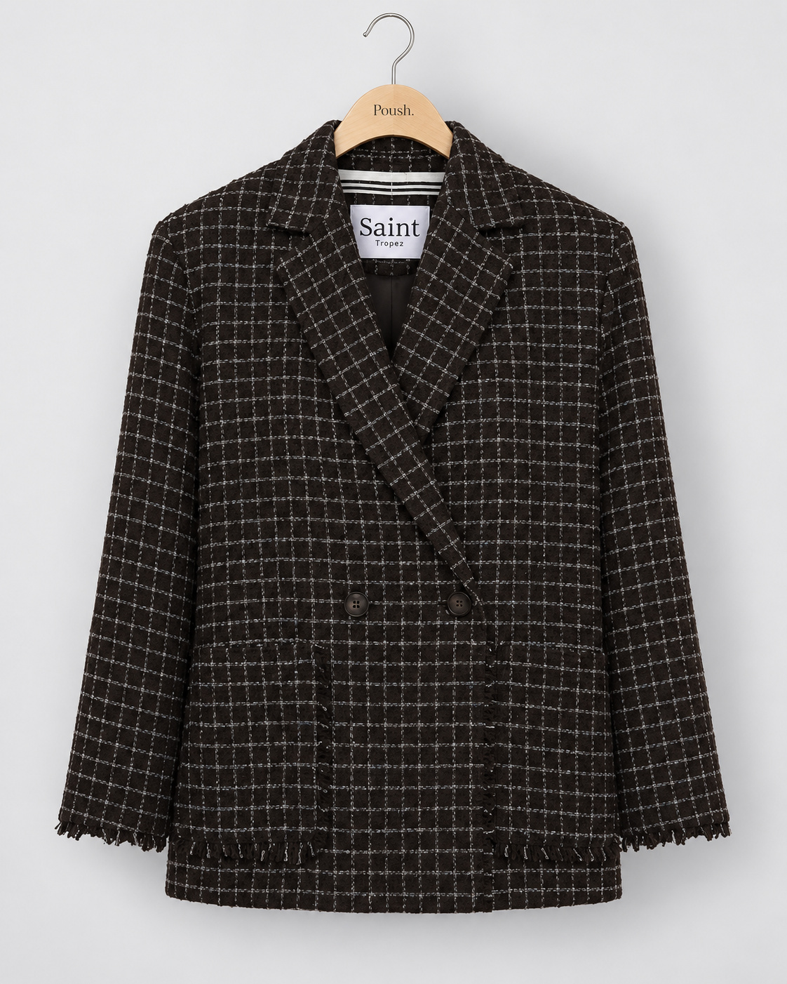 Saint Tropez | UttaSZ Coat – Chocolate Brown