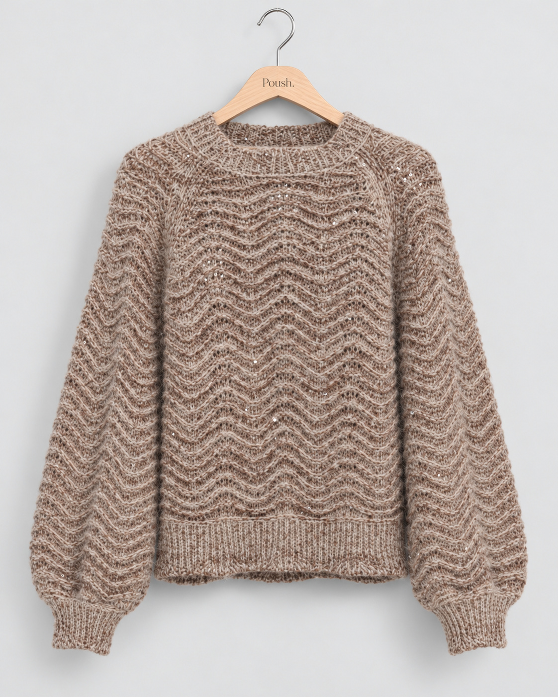 Saint Tropez | TelmaSZ Deco Pullover – Dark Earth
