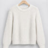 Poush-Zhrill-ZK579-Ivory-Knit-Sweater-4x5