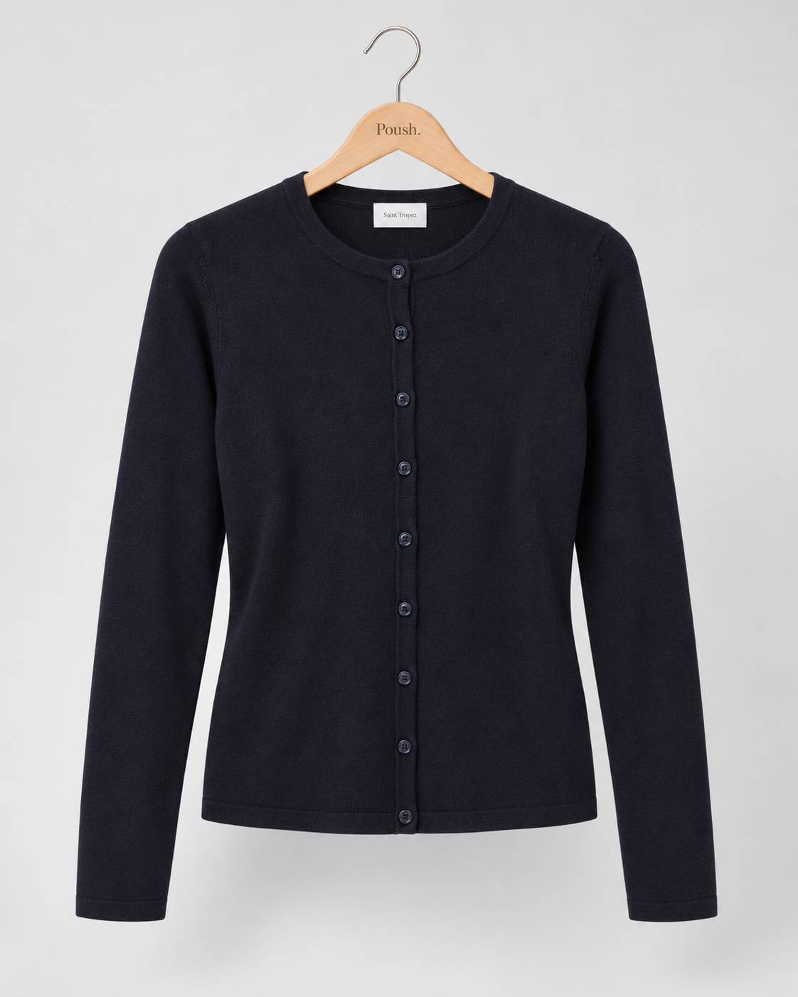 Saint Tropez | MilaSZ R-Neck Cardigan - Night Sky